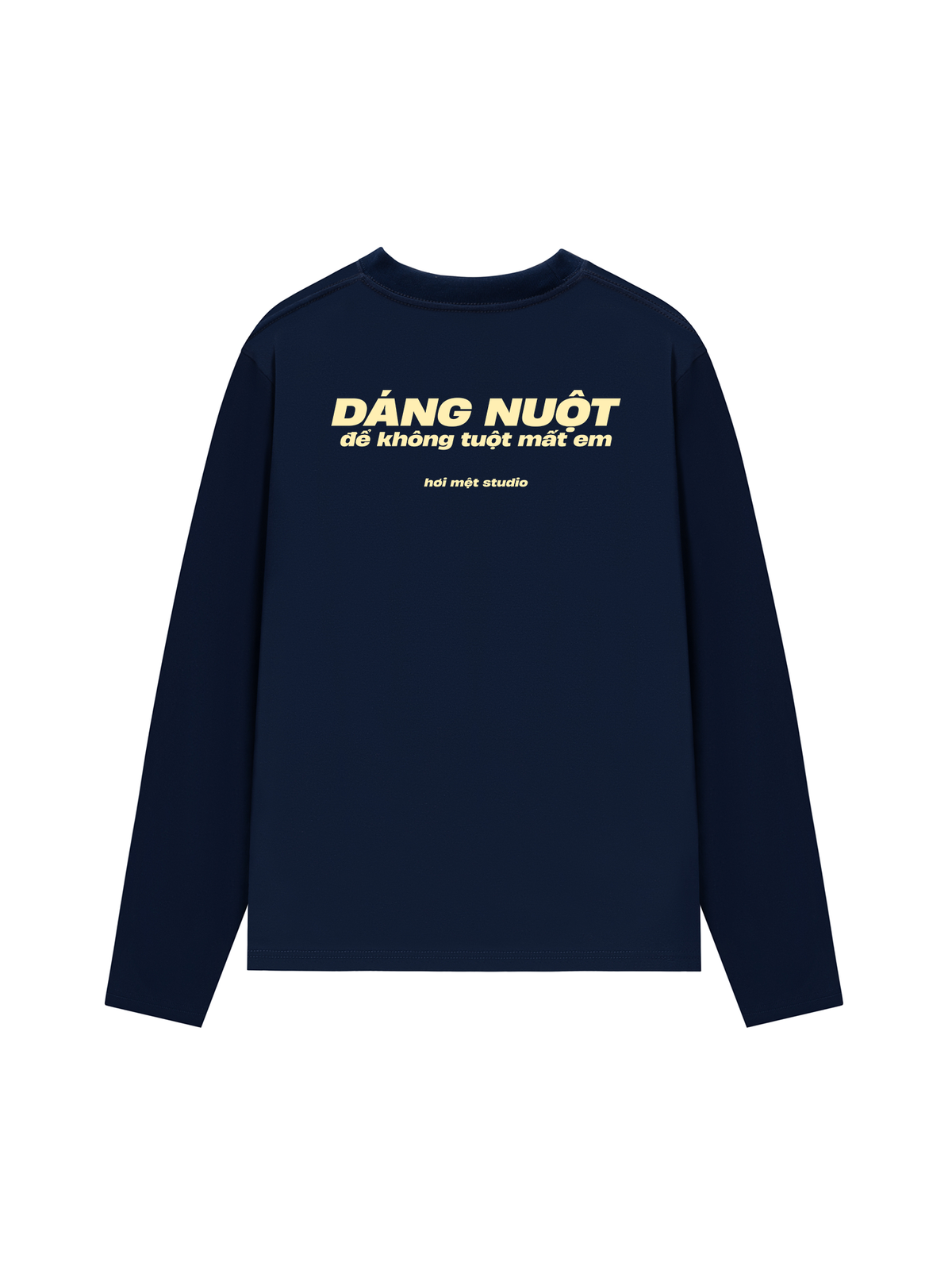 Áo Dài Tay Dáng Nuột Không Tuột Mất Em
