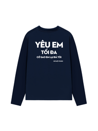 Áo Dài Tay Yêu Em Tối Đa