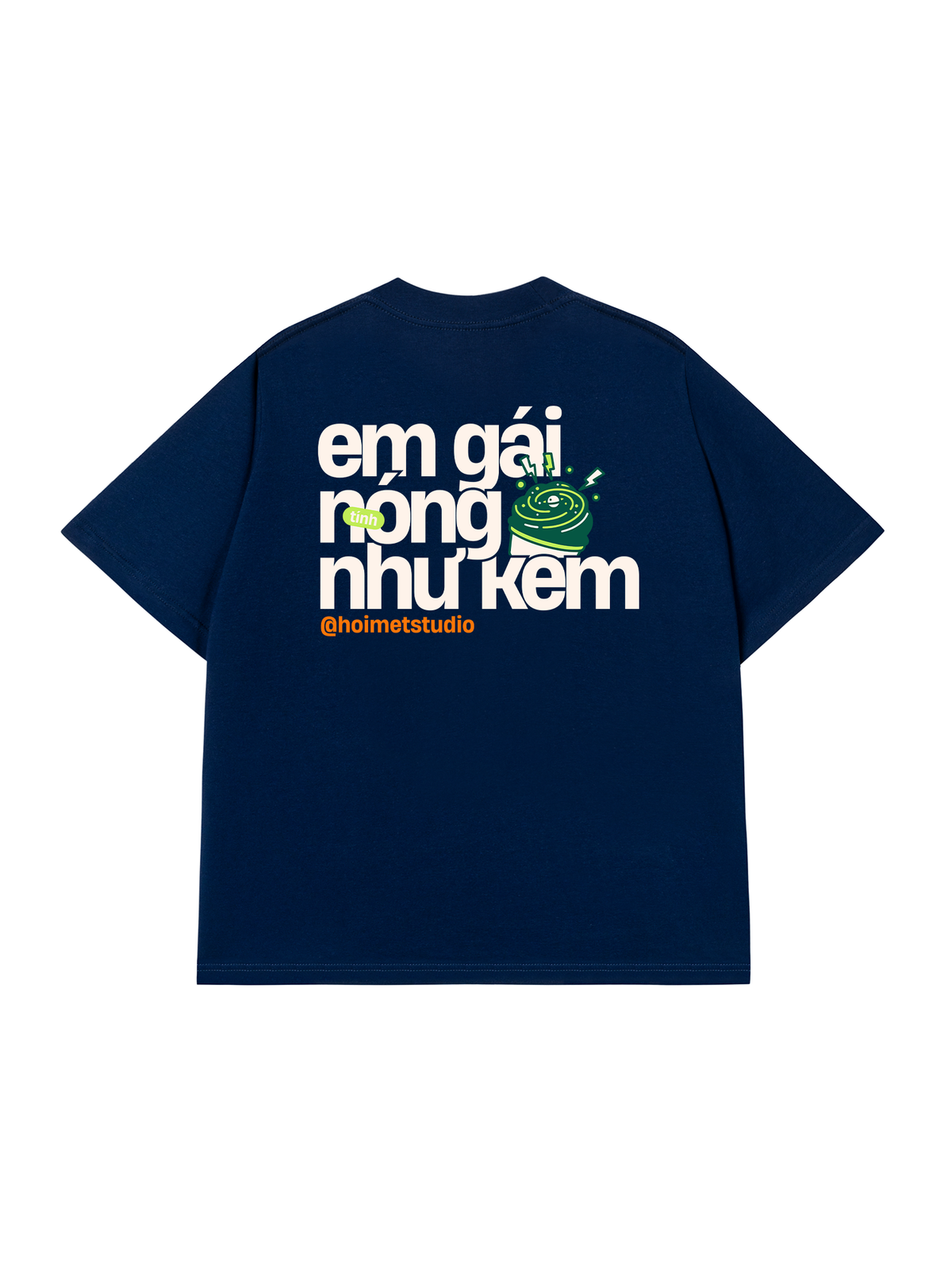 Áo Thun Relaxed Fit Em Gái Tính Nóng Như Kem