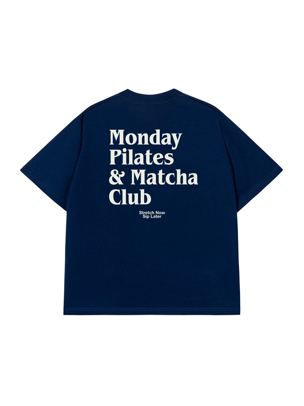 Áo Thun Relaxed Fit Monday Pilates & Matcha