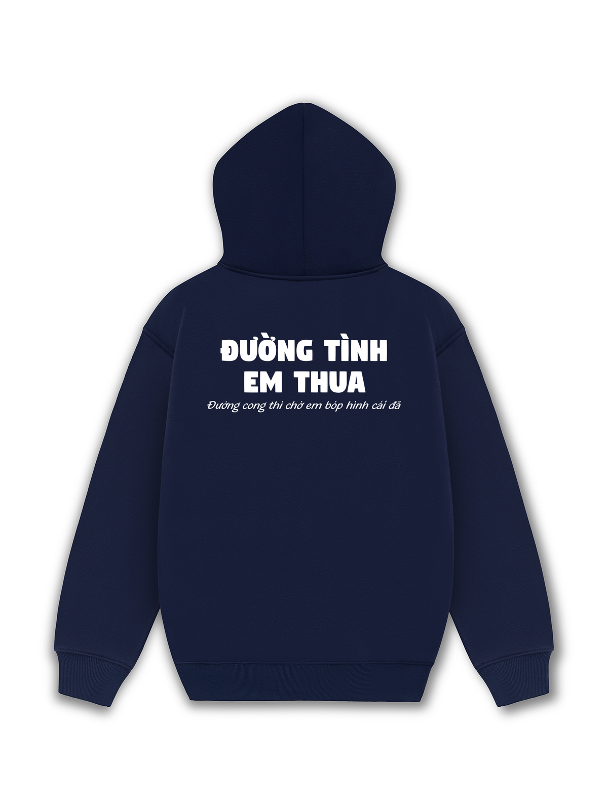 Áo Hoodie Nỉ Hai Da Đường Tình Em Thua
