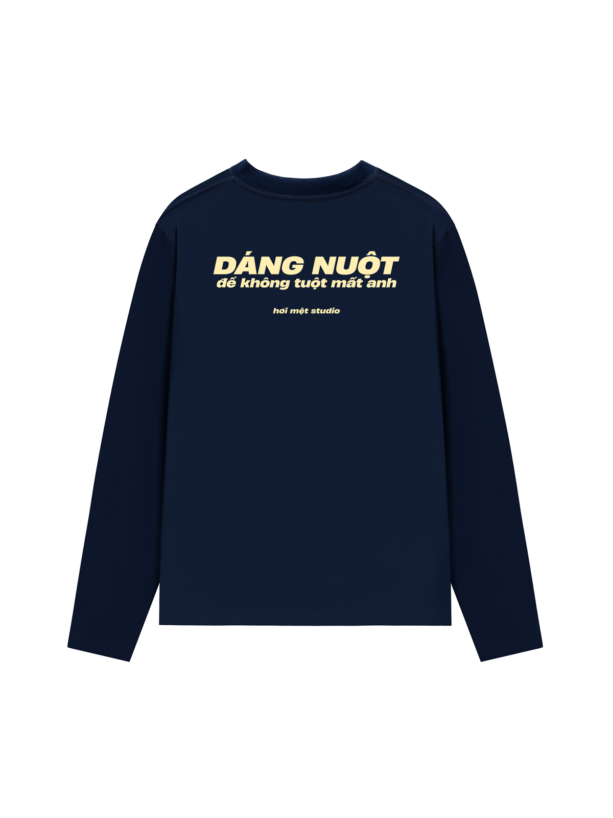 Áo Dài Tay Dáng Nuột Không Tuột Mất Anh