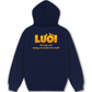 Áo Hoodie Nỉ Hai Da Lười