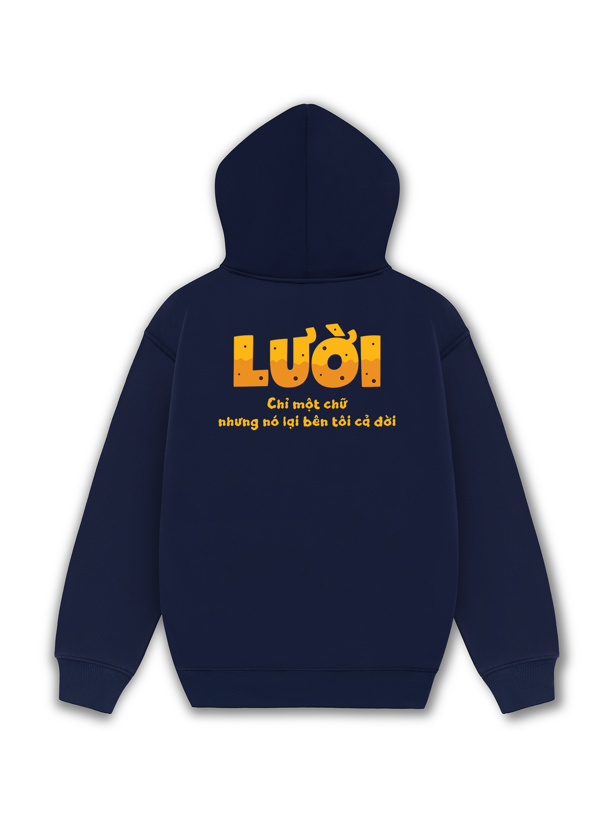 Áo Hoodie Nỉ Hai Da Lười