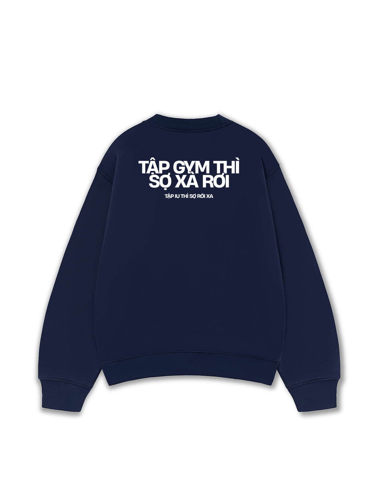 Áo Sweater Nỉ Hai Da Xà Rơi