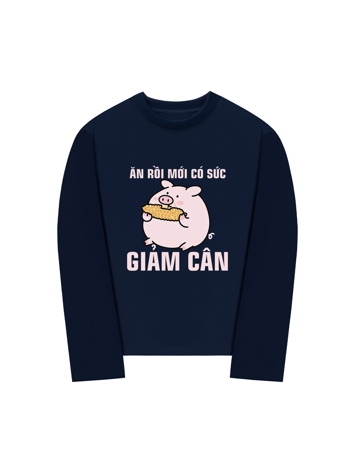 Áo Dài Tay Ăn Rồi Mới Có Sức Giảm Cân