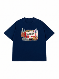 Áo Thun Relaxed Fit Du Lịch Sài Gòn