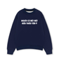 Áo Sweater Nỉ Hai Da Người Cứ Mệt Mệt Kiểu Thiếu Tiền