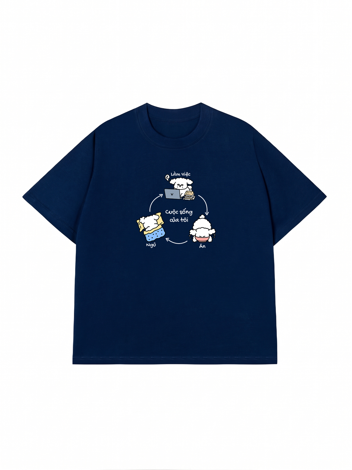 Áo Thun Relaxed Fit Cuộc Sống Của Tôi