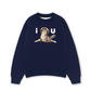 Áo Sweater Nỉ Hai Da I Love You