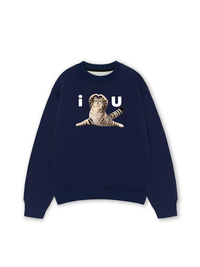 Áo Sweater Nỉ Hai Da I Love You