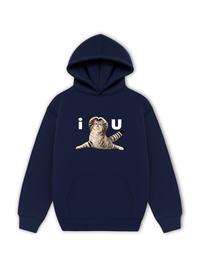 Áo Hoodie Nỉ Hai Da I Love You