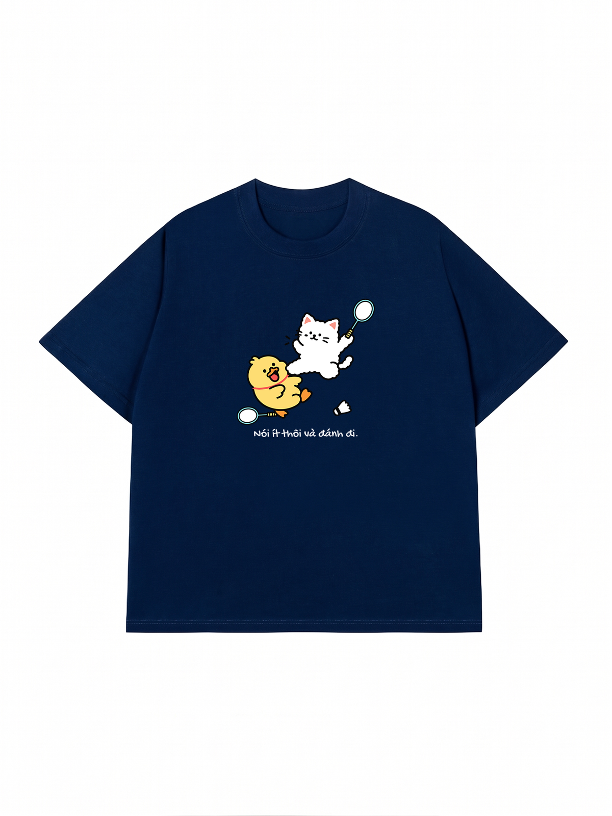 Áo Thun Relaxed Fit Nói Ít Đánh Đi