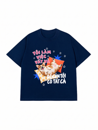 Áo Thun Relaxed Fit Cún Tôi Có Tất Cả