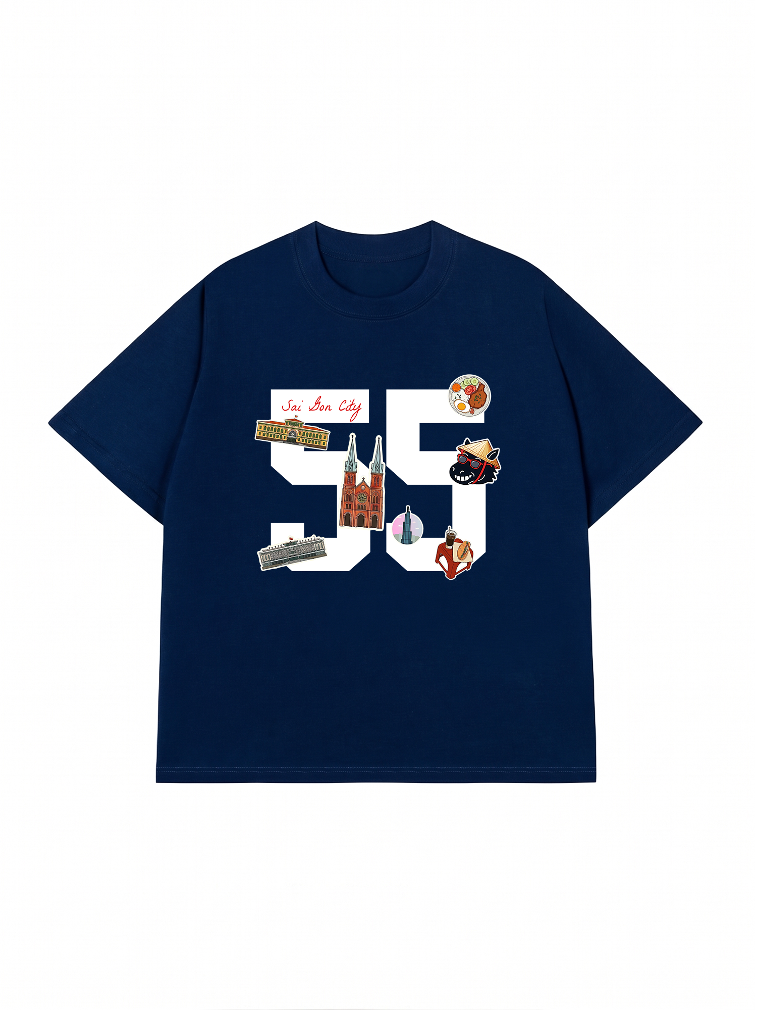 Áo Thun Relaxed Fit Sài Gòn 55