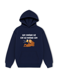 Áo Hoodie Nỉ Hai Da Say Không Sợ