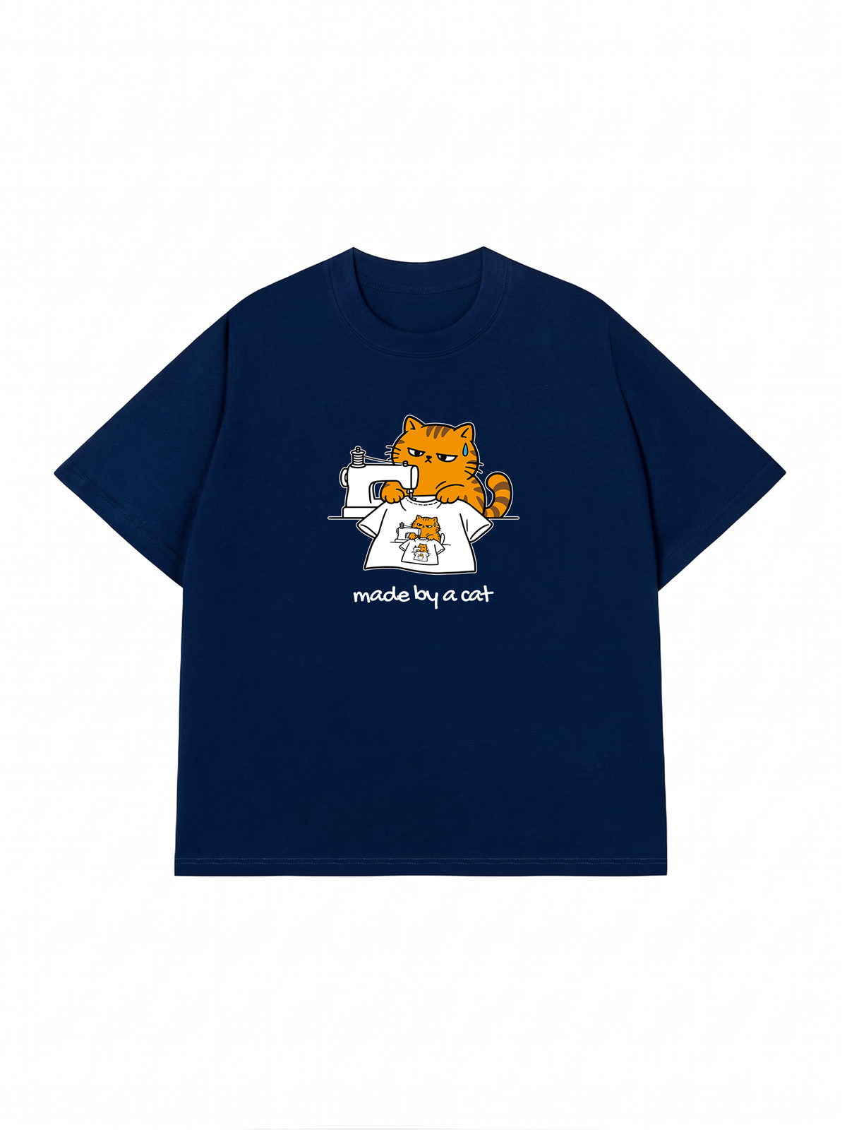 Áo Thun Relaxed Fit Made By A Cat