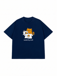 Áo Thun Relaxed Fit Made By A Cat