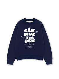 Áo Sweater Nỉ Hai Da Gần Mực Thì Đen