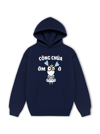 Áo Hoodie Nỉ Hai Da Công Chúa Ỡm Ờ