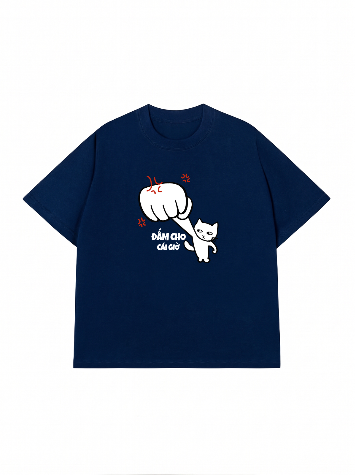 Áo Thun Relaxed Fit Đấm Cho Cái Giờ