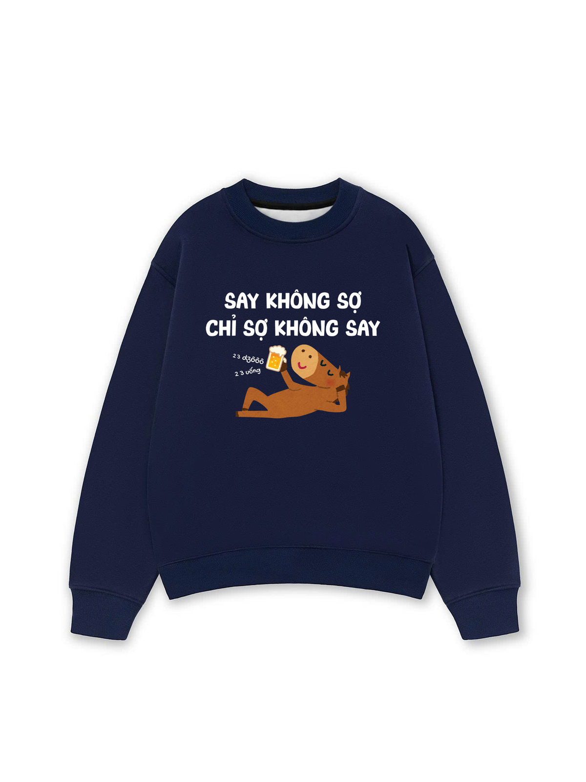Áo Sweater Nỉ Hai Da Say Không Sợ