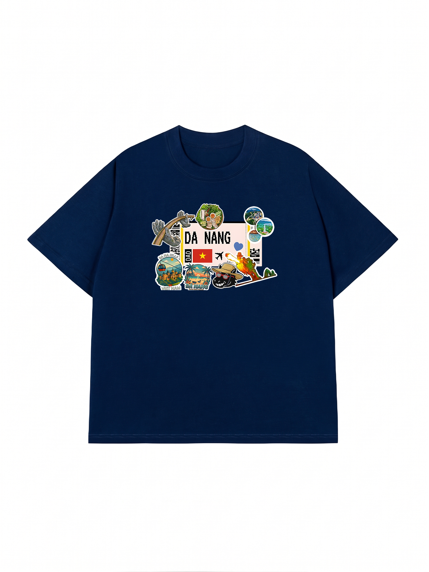 Áo Thun Relaxed Fit Du Lịch Đà Nẵng