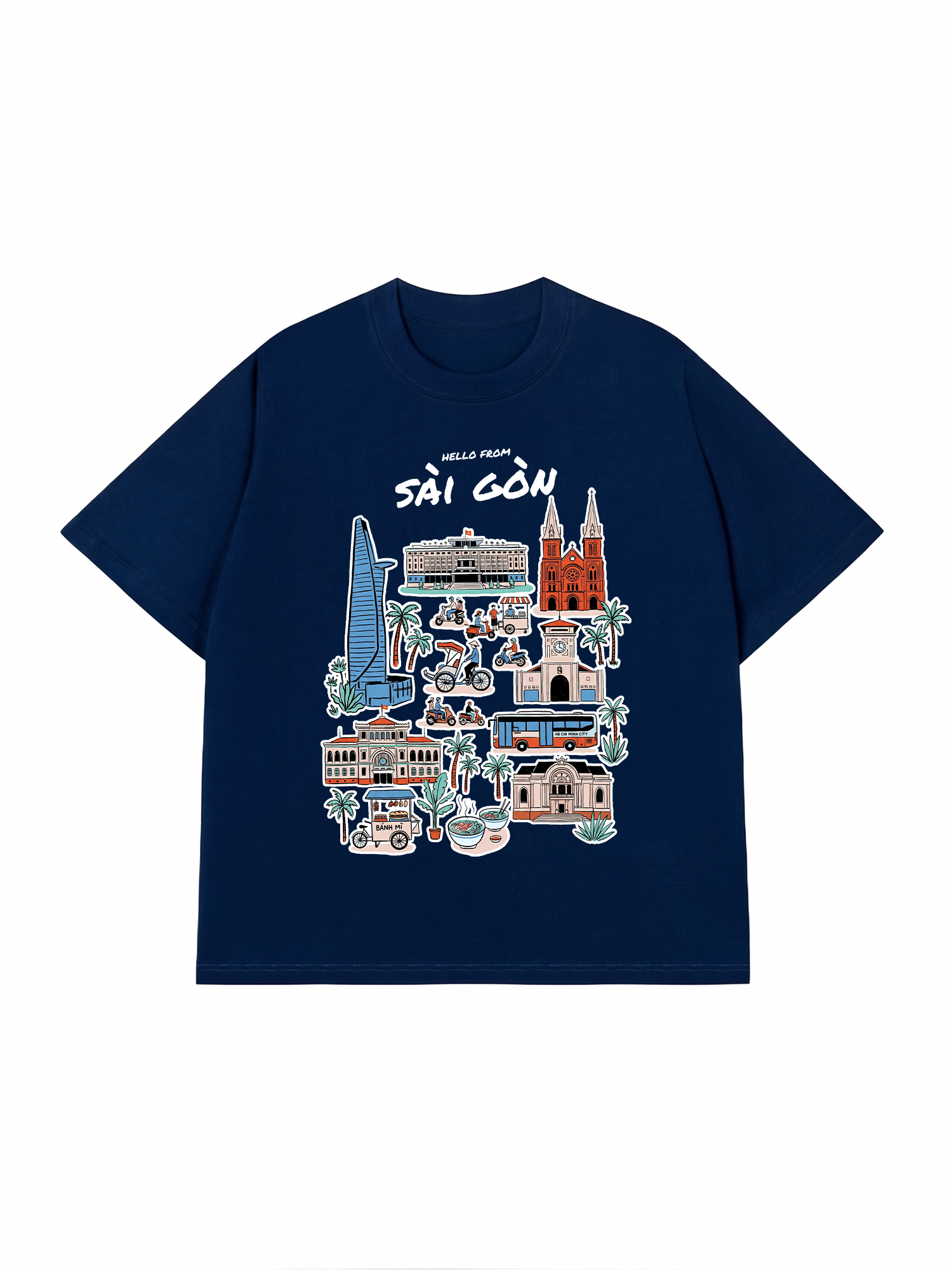 Áo Thun Relaxed Fit Hello From Sài Gòn