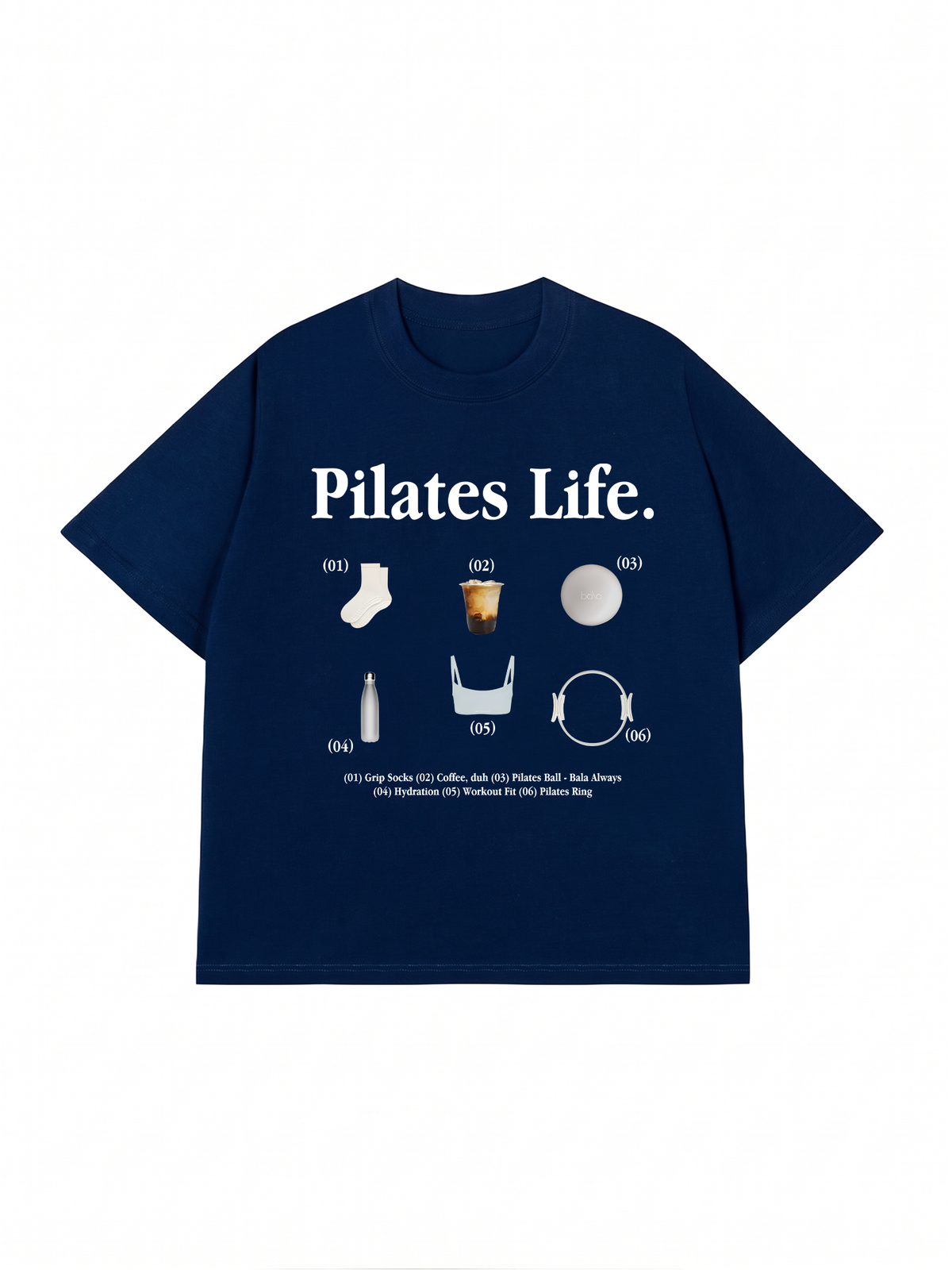 Áo Thun Relaxed Fit Pilates Life