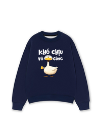 Áo Sweater Nỉ Hai Da Khó Chịu Vô Cùng