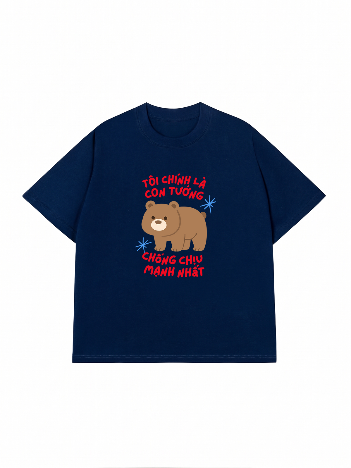 Áo Thun Relaxed Fit Con Tướng Chống Chịu