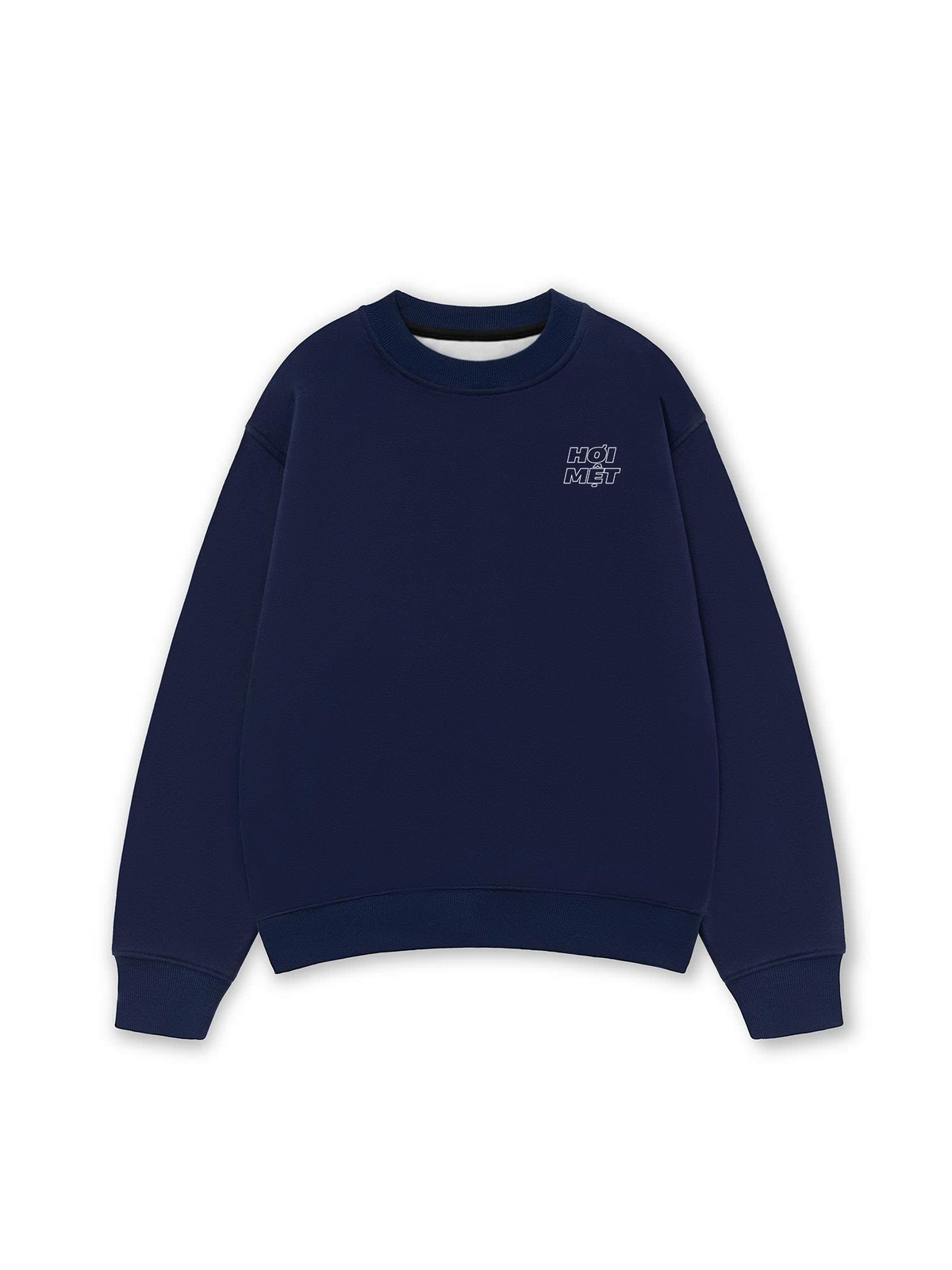 Áo Sweater Nỉ Hai Da Xà Rơi