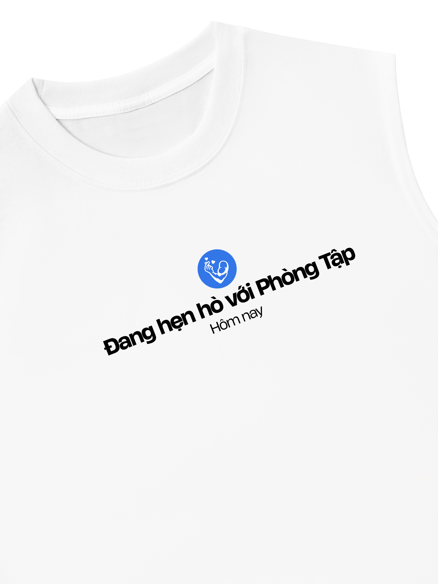 Áo Ba Lỗ Relaxed Fit Hẹn Hò Phòng Tập