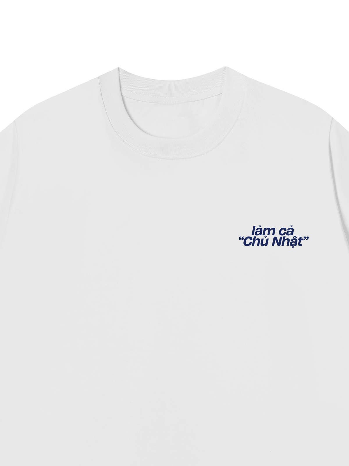 Áo Thun Relaxed Fit Làm Cả Chủ Nhật