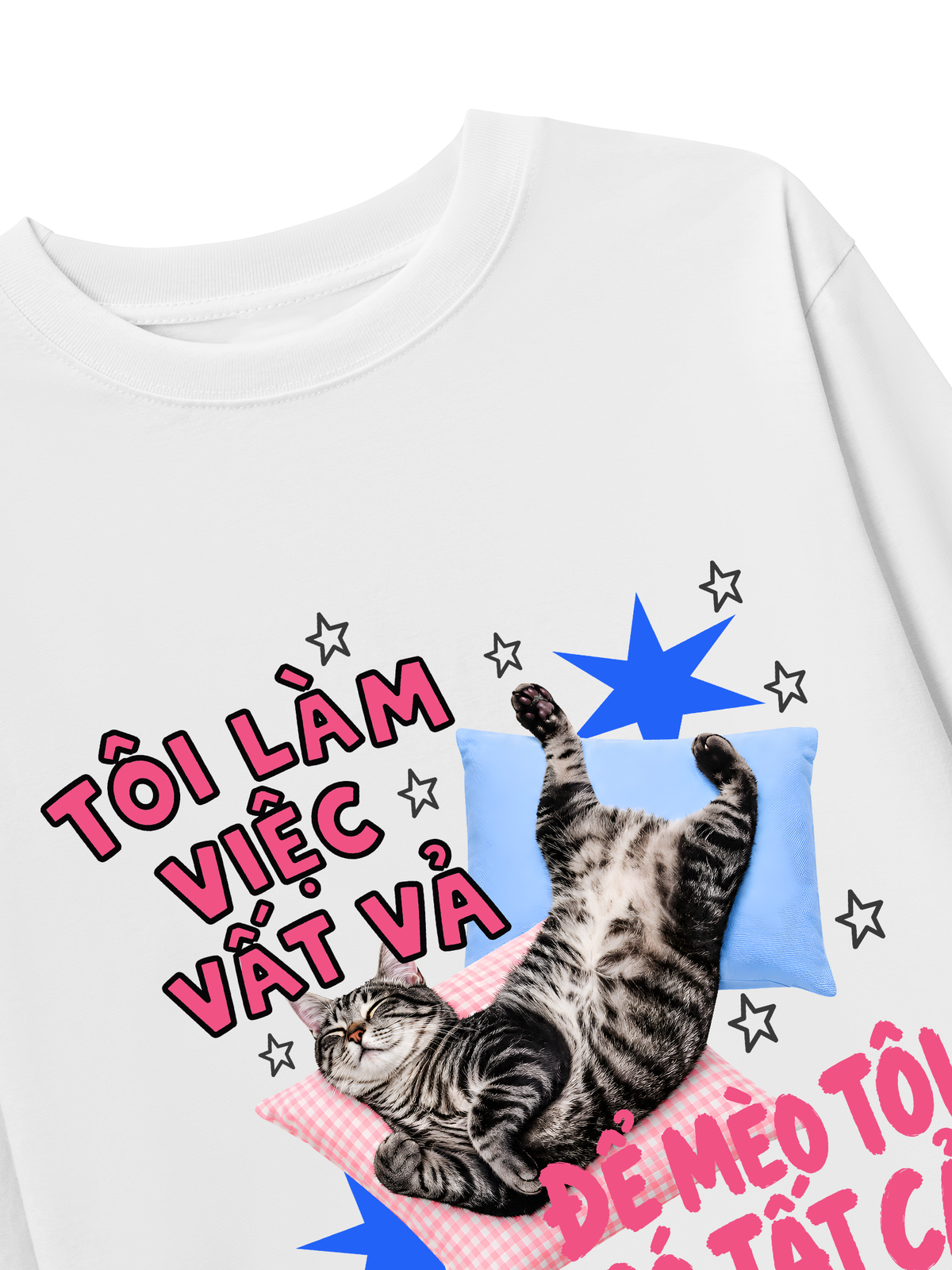 Áo Dài Tay Mèo Tôi Có Tất Cả