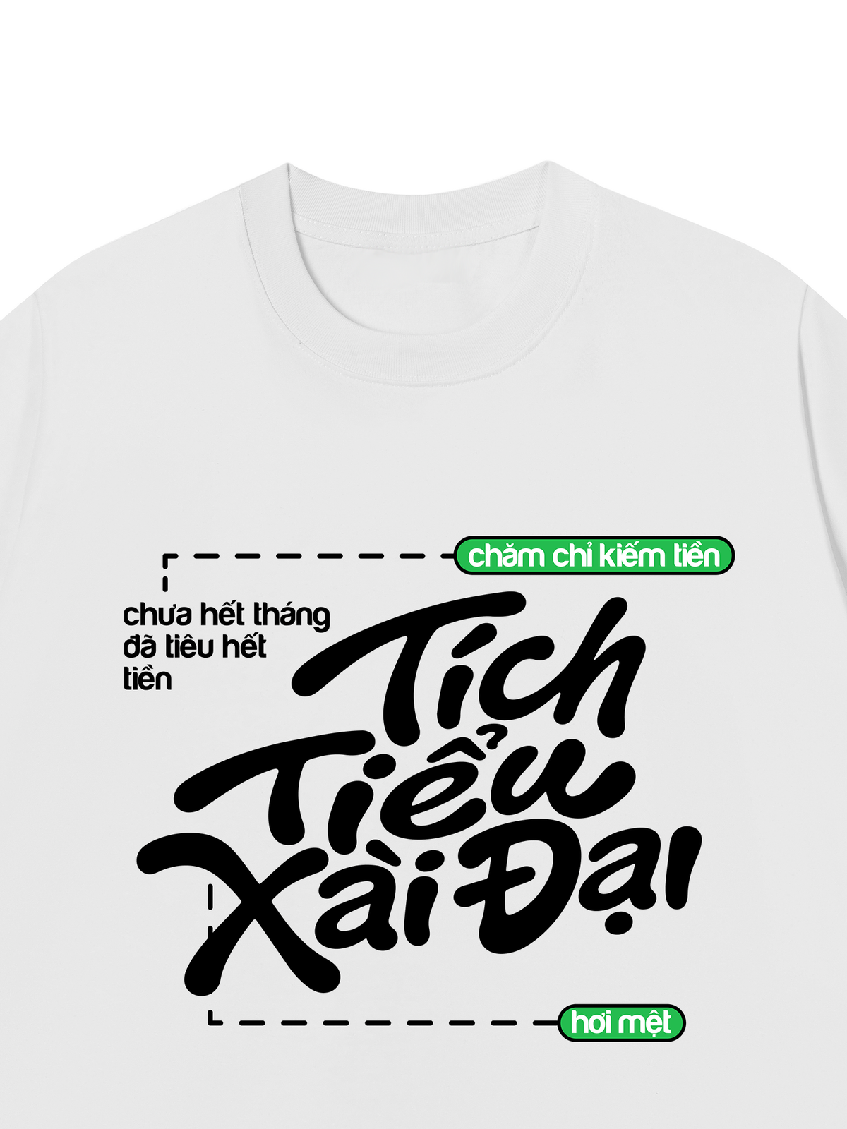 Áo Thun Relaxed Fit Tích Tiểu Xài Đại