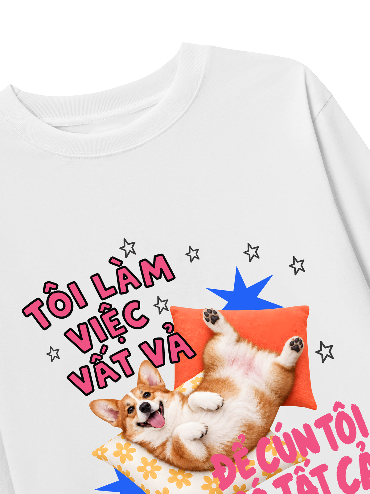 Áo Dài Tay Cún Tôi Có Tất Cả