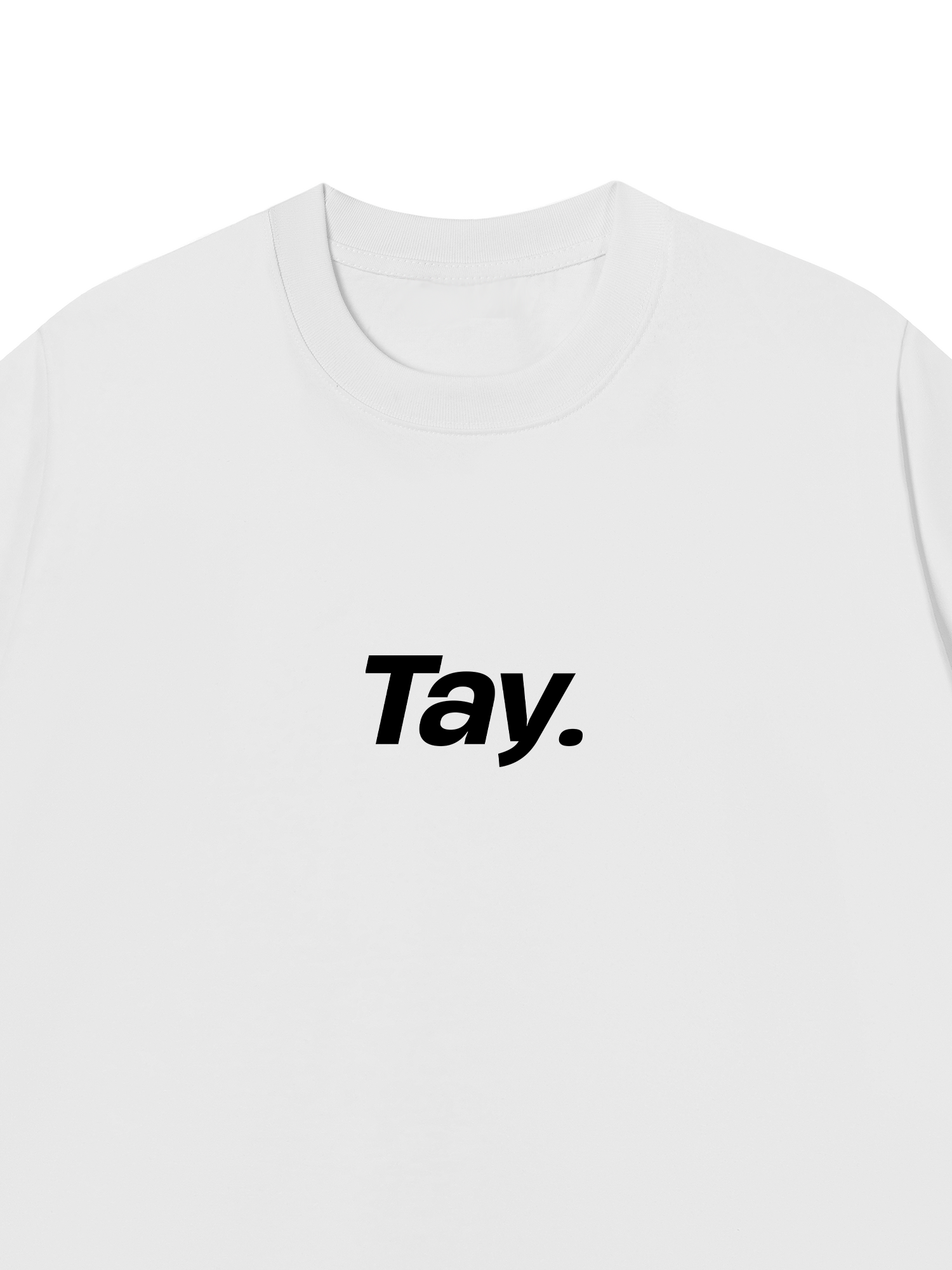 Áo Thun Relaxed Fit Trắng Tay