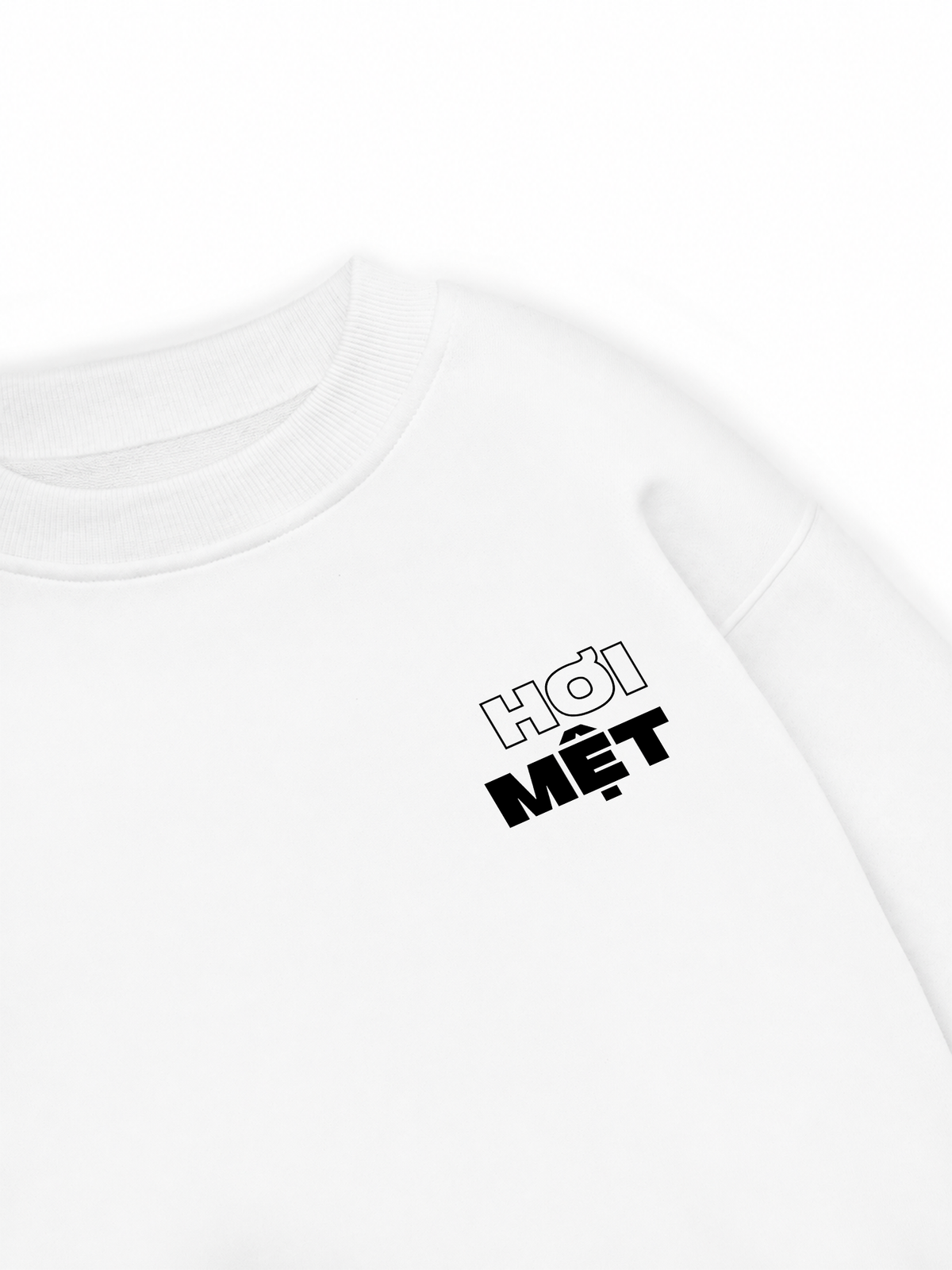 Áo Sweater Nỉ Hai Da Don't Quit
