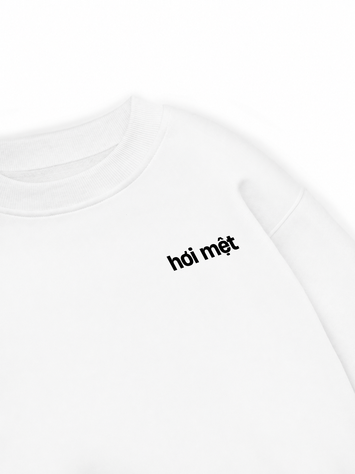 Áo Sweater Nỉ Hai Da Lý Do Đi Tập