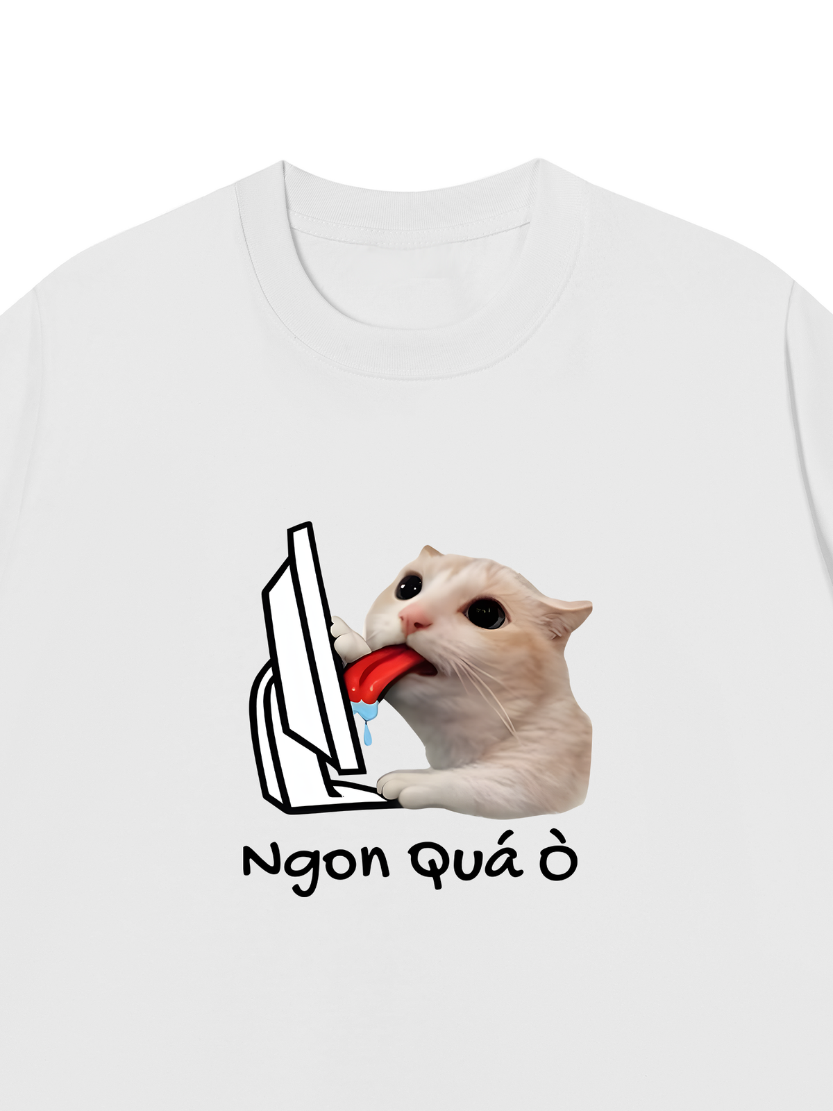 Áo Thun Relaxed Fit Ngon Quá À
