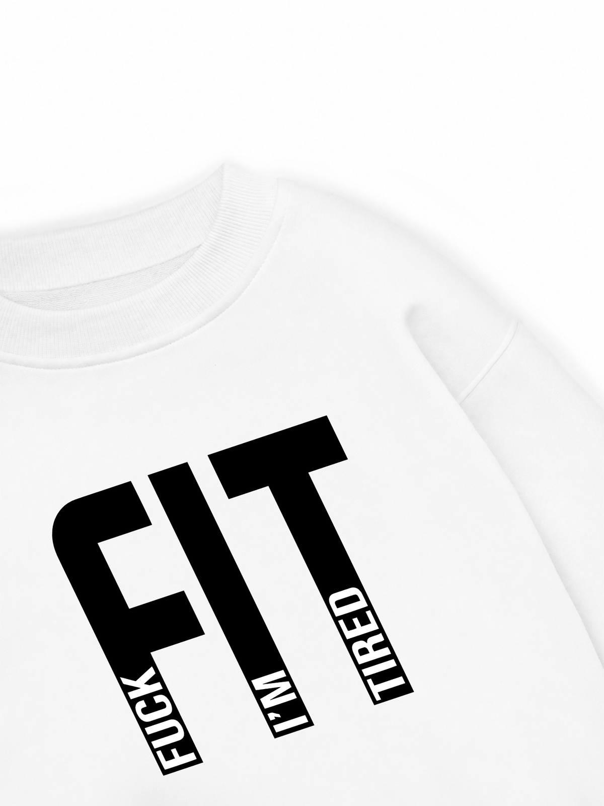 Áo Sweater Nỉ Hai Da Im Fit