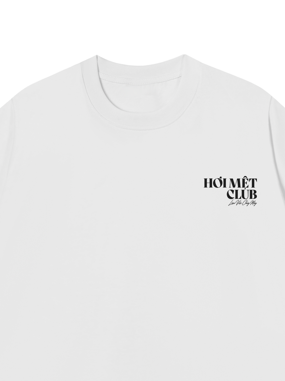 Áo Thun Relaxed Fit Làm Việc Cháy Máy