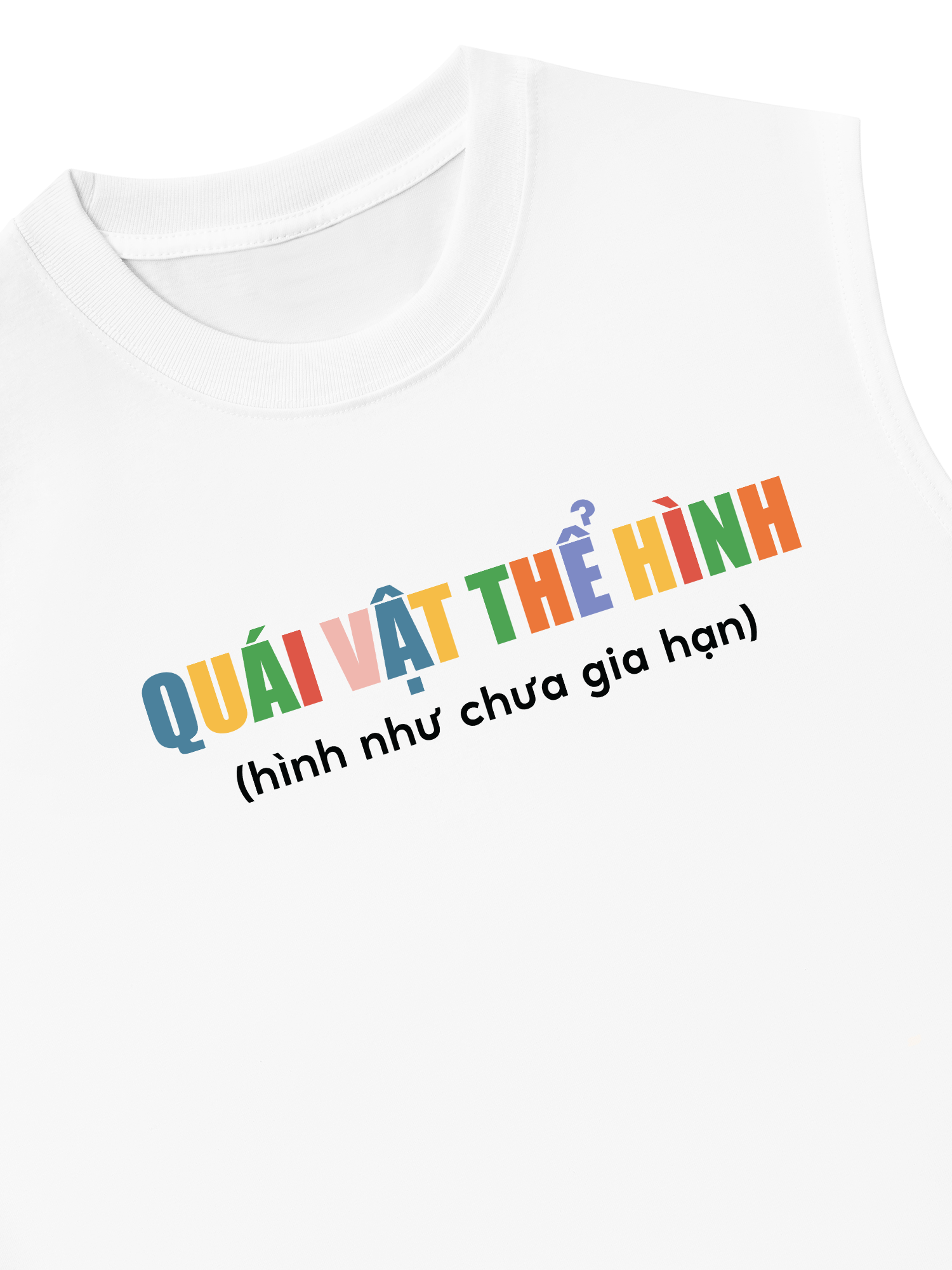 Áo Ba Lỗ Relaxed Fit Quái Vật Thể Hình