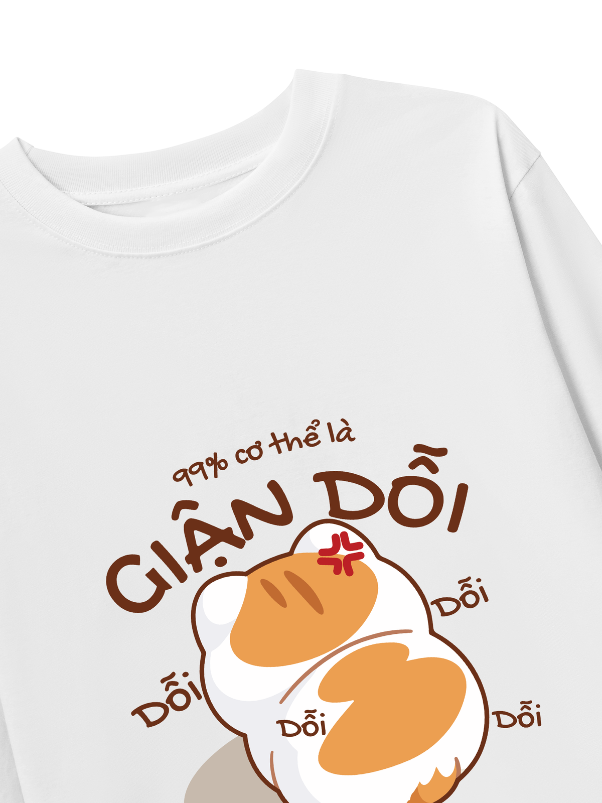 Áo Dài Tay 99% Cơ Thể Là Giận Dỗi