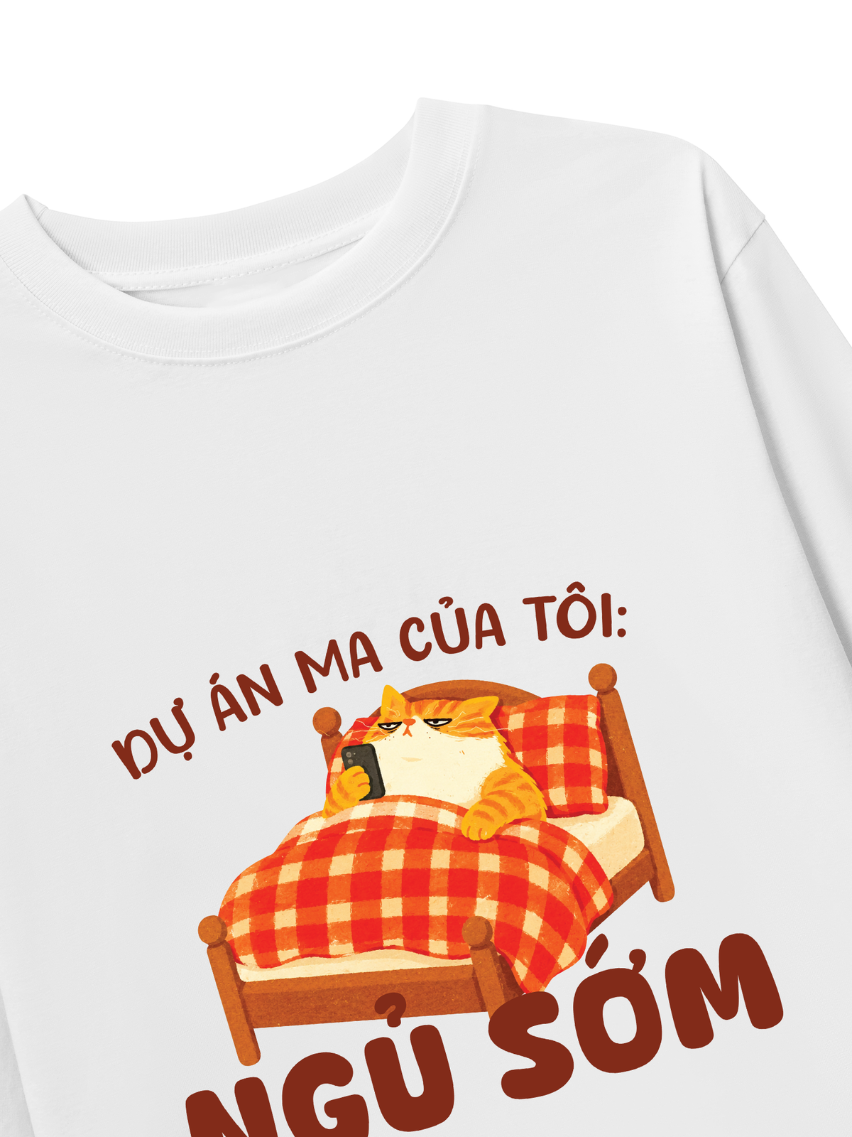 Áo Dài Tay Dự Án Ma Của Tôi Ngủ Sớm