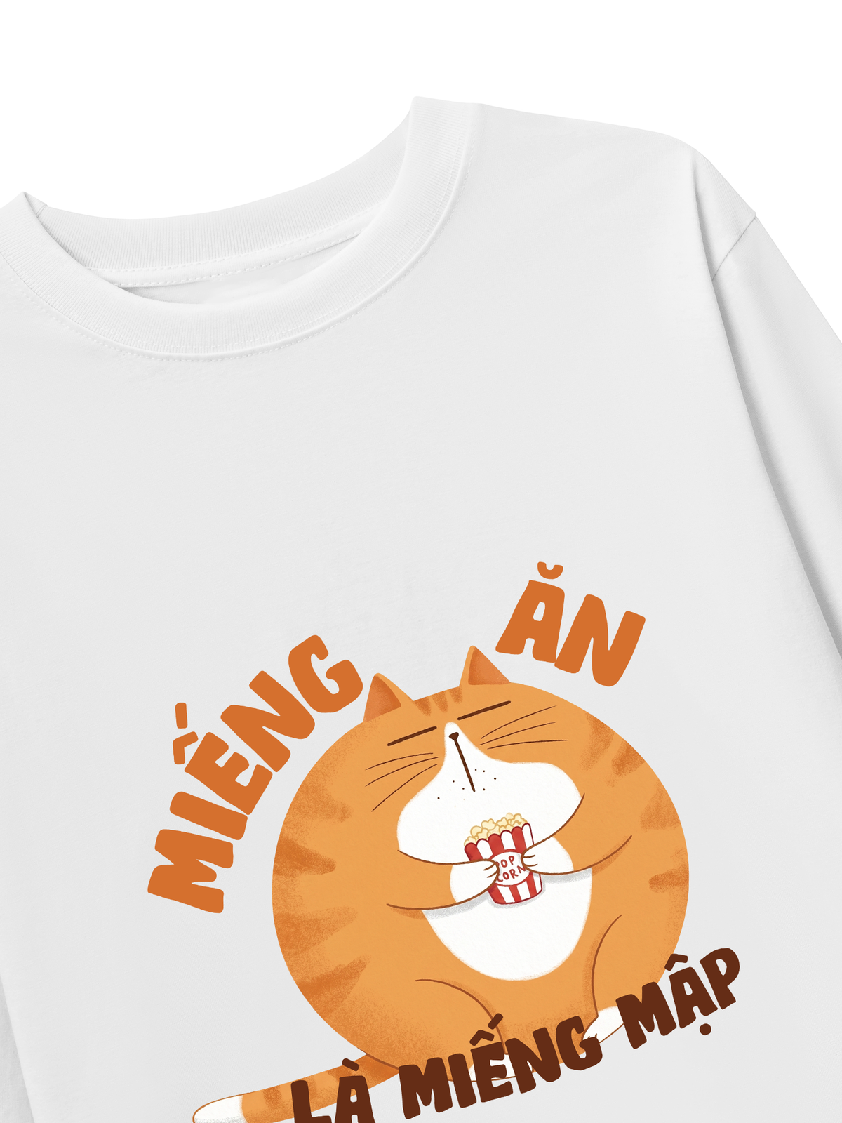 Áo Dài Tay Miếng Ăn Là Miếng Mập