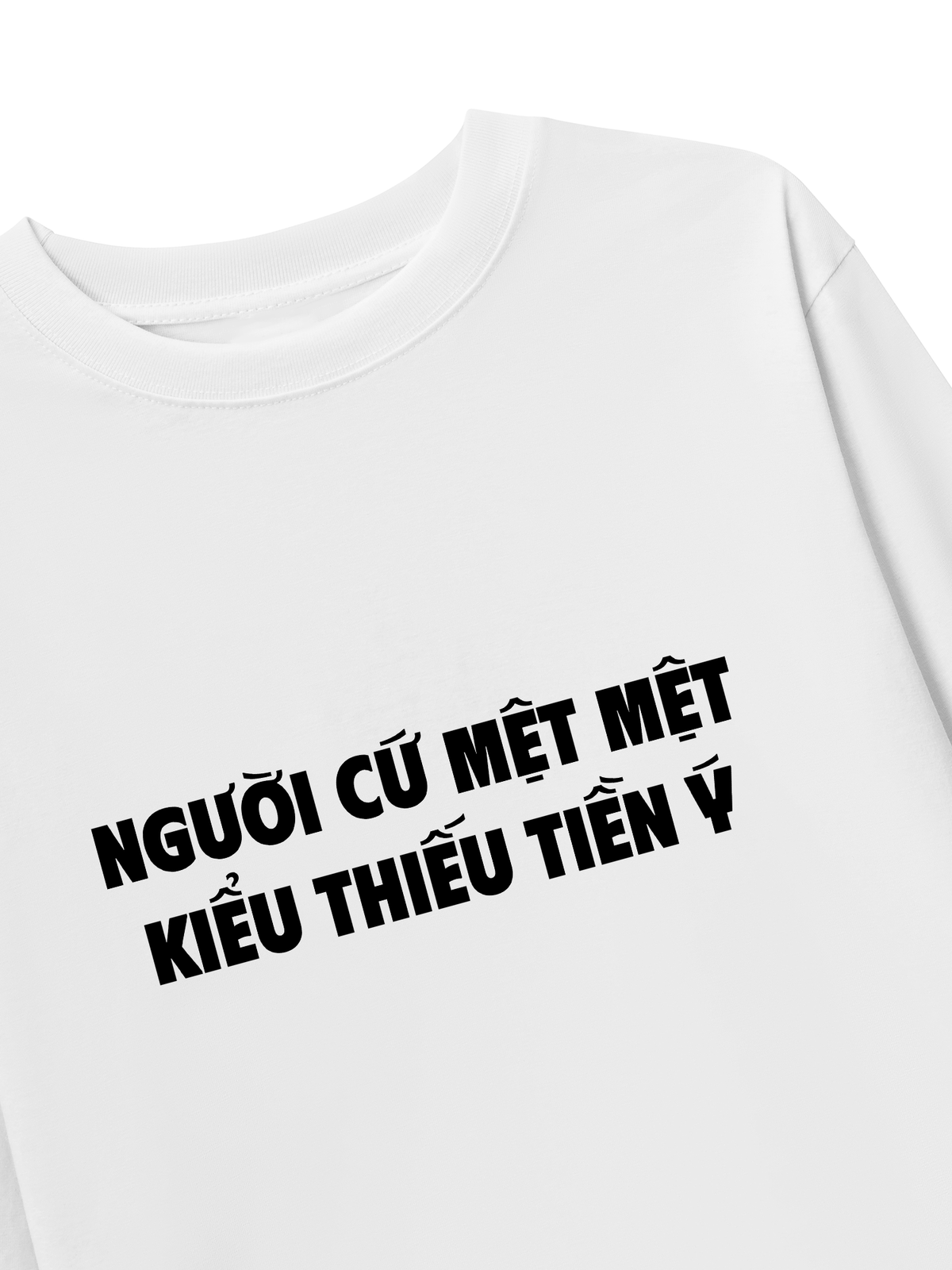 Áo Dài Tay Người Cứ Mệt Mệt Kiểu Thiếu Tiền