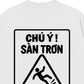Áo Thun Relaxed Fit Chú Ý Sàn Trơn