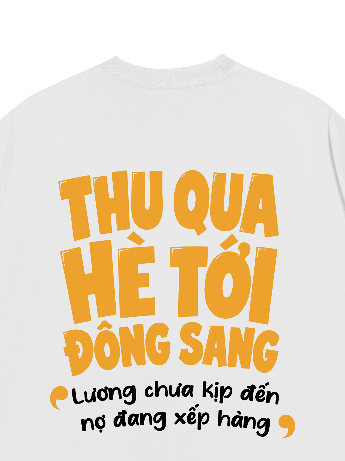 Áo Thun Relaxed Fit Thu Qua Hè Tới Đông Sang